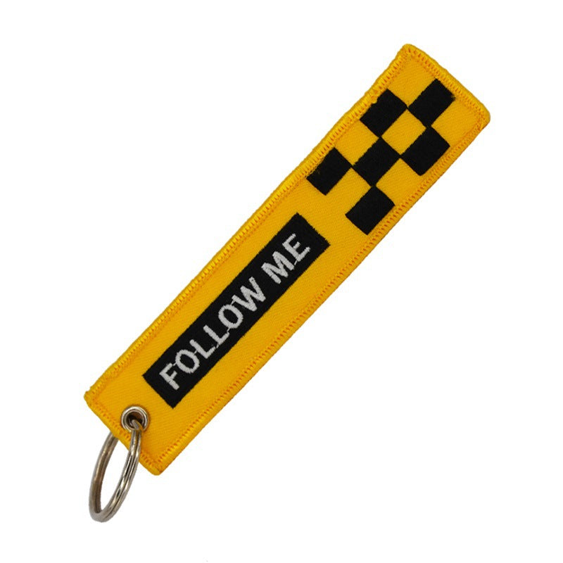 Accesorios de motocicletas de poliéster al por mayor cadena de llave personalizada